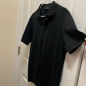Louis Vuitton black collar shirt